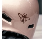 Casque vélo Casr Life Rose avec visière - L