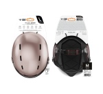 Casque vélo Casr Life Rose avec visière - L