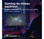Ecran PC Lenovo LEGION R27qe 27'' QHD IPS 0.5MS MPRT 180HZ 450NITS REGLABLE HAUTEUR, INCLINABLE (TILT, SWIVEL, LIFT,PIVOT)