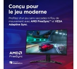 Ecran PC Lenovo LEGION R27qe 27'' QHD IPS 0.5MS MPRT 180HZ 450NITS REGLABLE HAUTEUR, INCLINABLE (TILT, SWIVEL, LIFT,PIVOT)