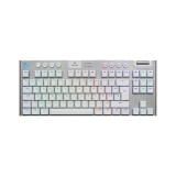 Clavier Logitech sans fil ultra-plat G915 X LIGHTSPEED TKL, GL Brown Tactile - PC/Mac - Blanc