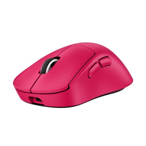 Souris Logitech G Premium Logitech G PRO X SUPERLIGHT 2 DEX LIGHTSPEED, souris gaming sans fil, legere Pro-Grade de 60 g, capteur 32k DPI, recharge USB-C - Rose