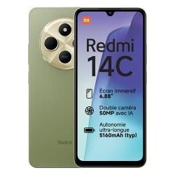 Smartphone Xiaomi Redmi 14C 256Go Vert