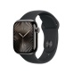 Apple watch Apple Apple Watch Series 10 GPS + Cellular 42mm Boîtier en Titane Ardoise avec Bracelet Sport Noir - M/L