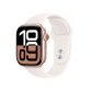 Apple watch Apple Apple Watch Series 10 GPS + Cellular 42mm Boîtier en Aluminium Rose Gold avec Bracelet Sport Rose Tendre - S/M