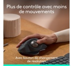 Souris Logitech MX Ergo S trackball sans fil avancée, ergonomique, rechargeable USB-C