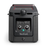 Friteuse classique Tefal Clear Duo Friteuse, Moins de fumee et d'odeurs, Noir, FR600810