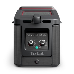 Friteuse classique Tefal Clear Duo Friteuse, Moins de fumee et d'odeurs, Noir, FR600810