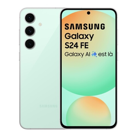 Smartphone Samsung Galaxy S24 FE 5G 128 Go Vert d''eau