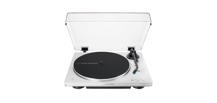 Platine vinyle Audiotechnica AT-LP70XBT Blanc