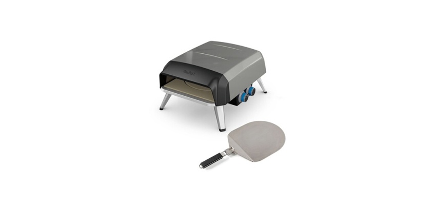Four à pizza Tefal Gaz - Pizza Pronto - Pierre rotative a 360 - JM412010