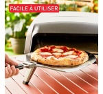 Four à pizza Tefal Gaz - Pizza Pronto - Pierre rotative a 360 - JM412010