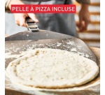 Four à pizza Tefal Gaz - Pizza Pronto - Pierre rotative a 360 - JM412010