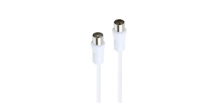 Accessoire TV vidéo Accsup CABLE ANTENNE COAXIAL 2M BLANC