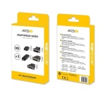 Accessoire TV vidéo Accsup KIT 5 ADAPTATEURS HD NOIR