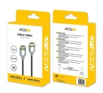 Accessoire TV vidéo Accsup CABLE HDMI 2.0 ULTRA HD 4K AVEC ETHERNET 1,5M NOIR