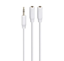 Câble et Connectique Accsup CABLE DEDOUBLEUR JACK 3,5 NOIR