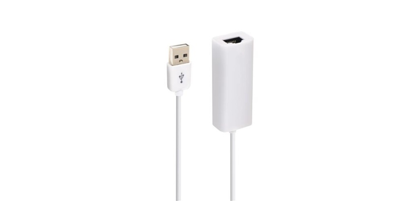 Cables USB Accsup ADAPTATEUR USB 2.0 (MALE) VERS RJ45 (FEMELLE) NOIR