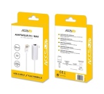 Cables USB Accsup ADAPTATEUR USB 2.0 (MALE) VERS RJ45 (FEMELLE) NOIR