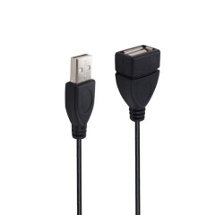 Cables USB Accsup RALLONGE USB-A MALE VERS USB- A FEMELLE 1,8M NOIRE