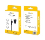 Cables USB Accsup RALLONGE USB-A MALE VERS USB- A FEMELLE 1,8M NOIRE