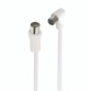 Accessoire TV vidéo Accsup CABLE ANTENNE COAXIAL COUDE 2M BLANC
