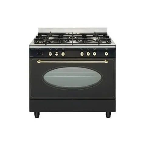 Piano de cuisson Airlux 90CM MIXTE NOIR RUSTIQUE - CC902ETR3