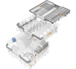 Lave-vaisselle encastrable Miele G7655 SCVI XXL - ENCASTRABLE 60CM