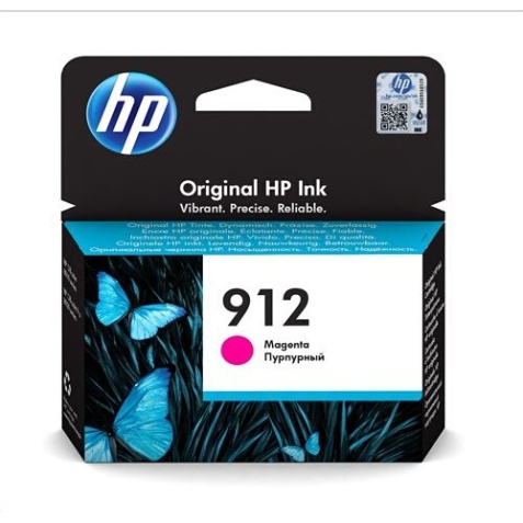 Cartouche d'encre Hp HP 912 Cartouche d'Encre Magenta Authentique (3YL78AE) pour HP OfficeJet Pro 8010 series / 8020 series