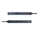 Station d'accueil PC portable Hyper HUB USBC 11 EN 1 ECOSMART GENERATION 2 MST 140 W PD 3.1