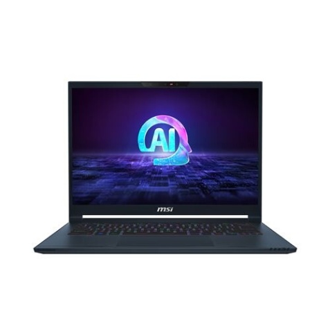 PC portable Msi gaming Stealth 14 AI Studio A1VGG - 14"- 2,8K 120Hz - Intel Ultra 9 32 Go RAM 2 To SSD RTX 4070 TGP 105 W - Noir