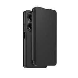 Coque et étui téléphone mobile Made For Xiaomi Etui folio noir avec dragonne amovible pour Redmi Note 13 Pro 4G