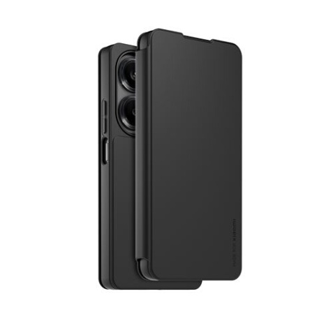 Coque et étui téléphone mobile Made For Xiaomi Etui folio noir avec dragonne amovible pour Redmi Note 13 Pro 4G