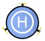 Accessoires pour drone Muvit Piste d''atterrissage pour drone 55CM