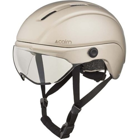 Casque vélo Cairn FUSE Visière Mat Metallic Cream taille L