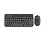 Ensemble clavier et souris Logitech Pebble 2 Combo, clavier et souris sans fil - Graphite