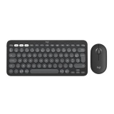 Ensemble clavier et souris Logitech Pebble 2 Combo, clavier et souris sans fil - Graphite