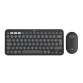 Ensemble clavier et souris Logitech Pebble 2 Combo, clavier et souris sans fil - Graphite