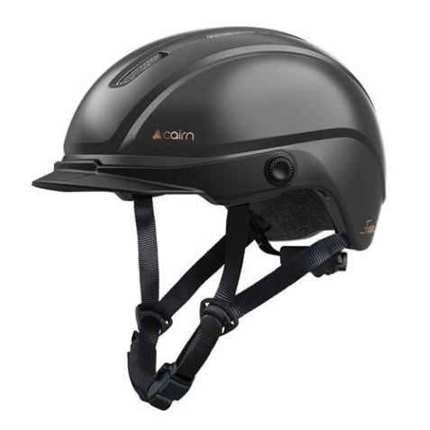 Casque vélo Cairn Casque Urbain FUSE Mat Metallic Noir taille L