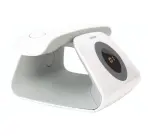 Téléphone sans fil Logicom Telephone fixe design retro repondeur Blanc
