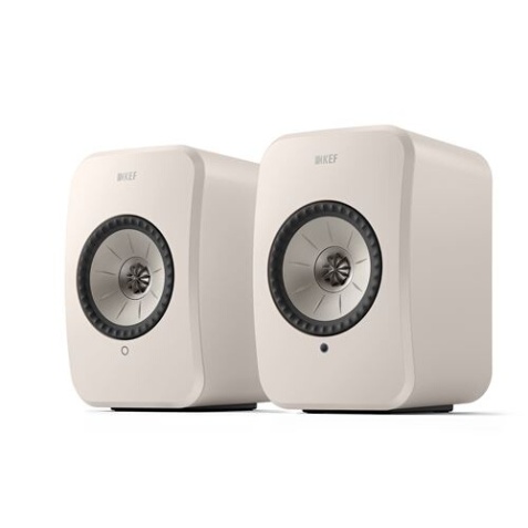 Enceinte connectée Hifi Kef LSX 2 LT Blanc Galet vendues par paire