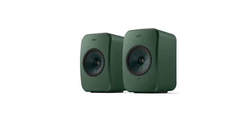 Enceinte connectée Hifi Kef LSX 2 LT Vert Sauge vendues par paire