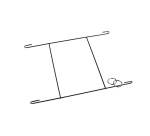 Accessoire platine vinyle Enova Hifi Lot de 2 crochets + 5 supports muraux pour disques vinyle VWM 5