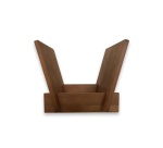 Accessoire platine vinyle Enova Hifi Support posable pour 25 disques vinyle VR 25 WD bois