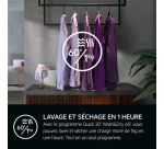 Lave-linge séchant Aeg LWG88416BI