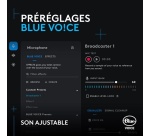 Microphone Logitech G Yeti Orb gaming RVB à condensateur avec LIGHTSYNC pour PC/Mac - Noir