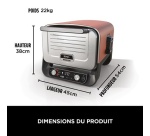 Four à pizza Ninja Woodfire Four d'extérieur OO101EU