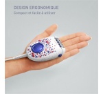 Epilateur électrique Calor Skin Spirit Système de massage EP2904C0 BLANC BLEU