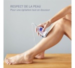 Epilateur électrique Calor Skin Spirit Système de massage EP2904C0 BLANC BLEU