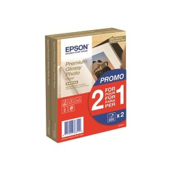 Papier d'impression Epson Papier Photo Premium Glossy - A6 - 2x 40 Feuilles - 255g/m²